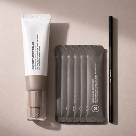 Entropy eyebrow bleaching dye brow color ash brown, 6 servings, 1 set / 엔트로피 눈썹 탈색 염색약 브로우 컬러 애쉬브라운 6회분 1개 세트