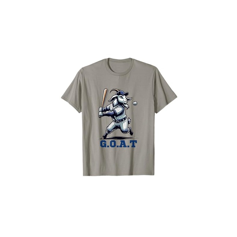 G.O.A.T. Goat Greatest Baseball Player Funny T-Shirt
