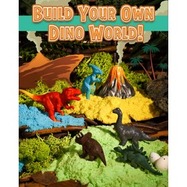 Light-Up Dinosaur Terrarium Kit for Kids, DIY Dino Toys Arts & Crafts Gift for Boys Age 4 5 6 7 8-12 Years Old, LED Night Light with Remote, Christmas Birthday Easter Decoration Present for Boy Girl