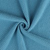PiccoCasa 100% Cotton Knit Throw Blanket,Solid Lightweight Decorative Throws and