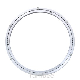 TamBee Heavy-Duty Mute 24 Inch Aluminum Lazy Susan Bearing Turntable Ring Swivel Plate Hardware for Heavy Loads
