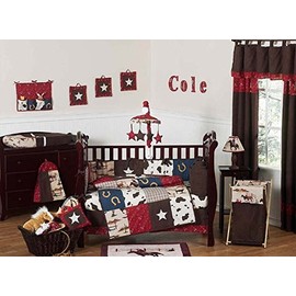 Wild West Cowboy Western Horse Baby Boys Changing Pad Cover by Sweet Jojo Designs