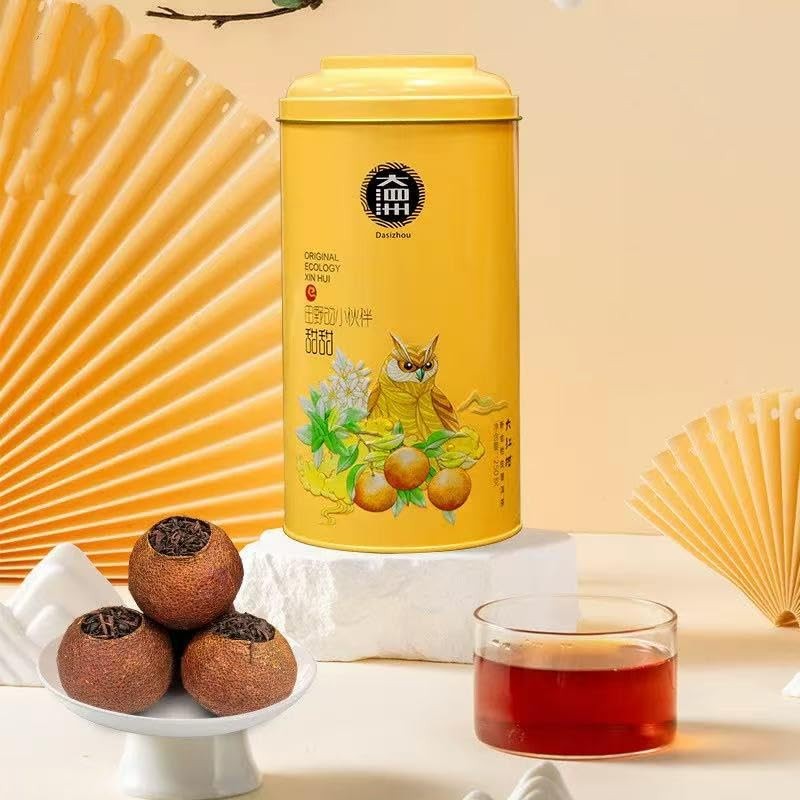 Dasizhou Original Tangerine Peel Tea, Citrus Pu'er Tea, Xin Hui