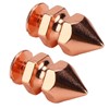 100 Sets Spiked Cone Spike Stud Rose Gold High Hardness