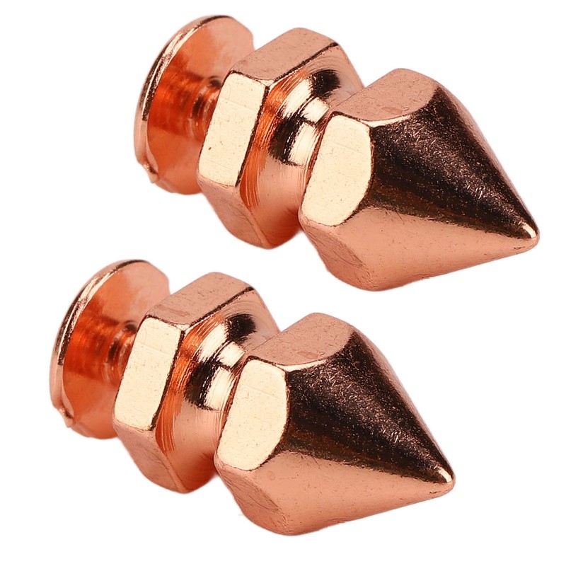 100 Sets Spiked Cone Spike Stud Rose Gold High Hardness