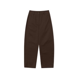 Kangol [캉골] 우먼스 커브드 팬츠 4576 다크브라운 [Kangol] Women's Curved Pants 4576 Dark Brown