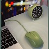 CORN USB Silent Wired Computer Mouse with Easy Click for