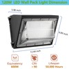1-10V Dimmable 120W LED Wall Pack Light with Dusk to