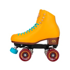 Riedell Crew Roller Skate - Outdoor Quad Roller Skate | Turmeric | Size 9