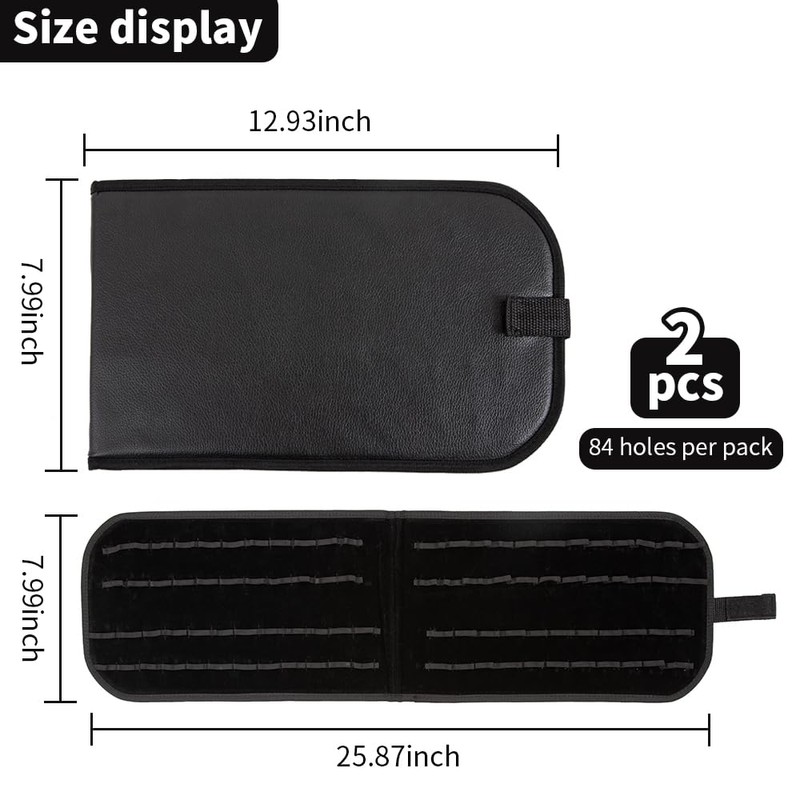 2 Pack Homeopathy Organizer Box, Foldable Homeopathy Storage Case, Homeopathy
