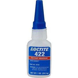 Loctite 42250 422 Super Bonder Ethyl General Purpose Instant Adhesive, 1 oz Bottle, Clear