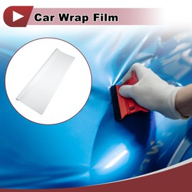 INFINAUTO White Carbon Fiber Pattern Protective Car Wrap Film 8ft x 5ft Exterior Interior Vinyl Wrap Cover 5.5mil PVC 1 Pc Universal