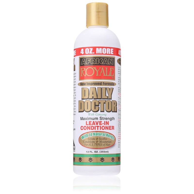 African Royale Daily Doctor Maximum Strength Leave In Conditioner, 12