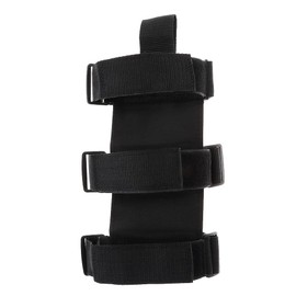 SSHHUI 2pcs Adjustable Fire Extinguishers Black Bracket Strap 3 lb Fire Extinguisher Bracket For Home