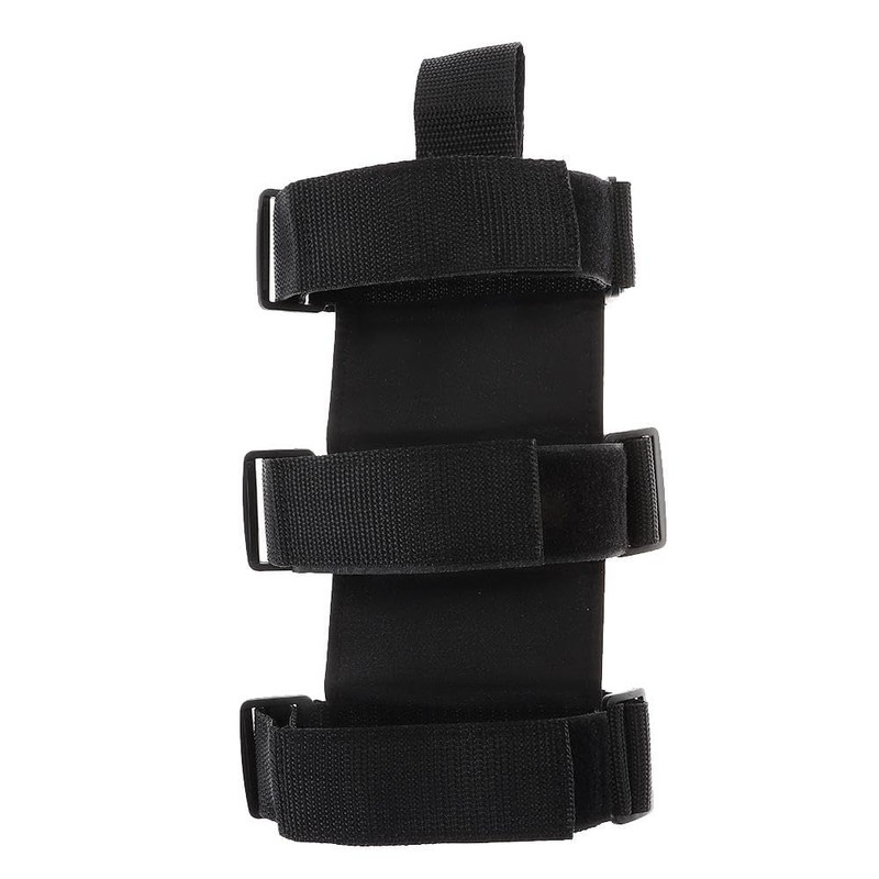 SSHHUI 2pcs Adjustable Fire Extinguishers Black Bracket Strap 3 lb