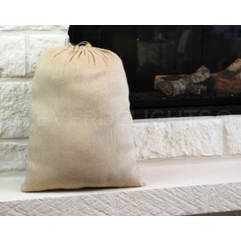 CleverDelights 18 x 24 Inch Mat Weave Burlap Bags - 2 Pack - 18x24 Jute Cotton Blend Drawstring Gift Sacks