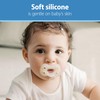 Dr. Brown's Advantage One-Piece Silicone Baby Pacifier, Fully Symmetrical Soother,