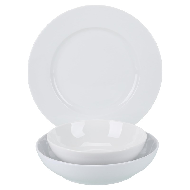 BIA Cordon Bleu 12 Piece Rimmed Dinnerware Set