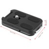 QR-60 Quick Release Plate 1/4" Screw Mount with Strap Buckle