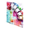 HERMA Elastic Folder Impressions with Colours Motif, A4, Sturdy Cardboard,