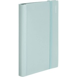King Jim CN5894H Miss Clear File Compaq A4 Bifold 10 Pockets Light Blue