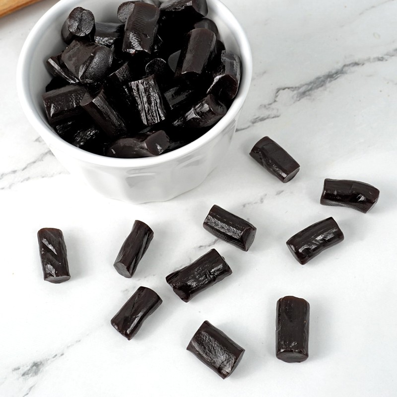 Finnska Sugar Free Black Licorice, 1 Pound Bulk Bag, Sugar