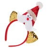 LIFKOME Christmas Santa Claus Style Headband Cute Novelty Hairband for