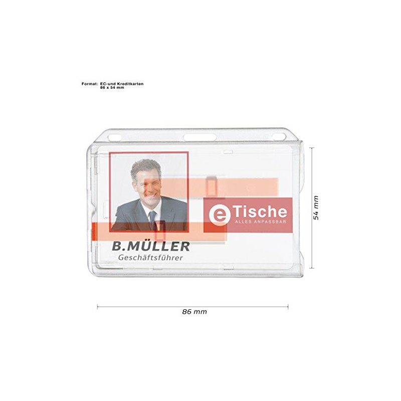 Karteo ID Card Holder for up to 2 Cards [Pack
