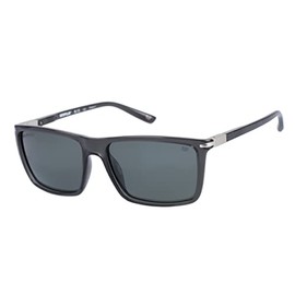 Caterpillar Men's Precision 8509 Square Sunglasses, Gloss Grey Opaque Crystal