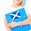 Flag of Scotland Sticker Decal Notebook Car Laptop 5.5"x4" (Color)