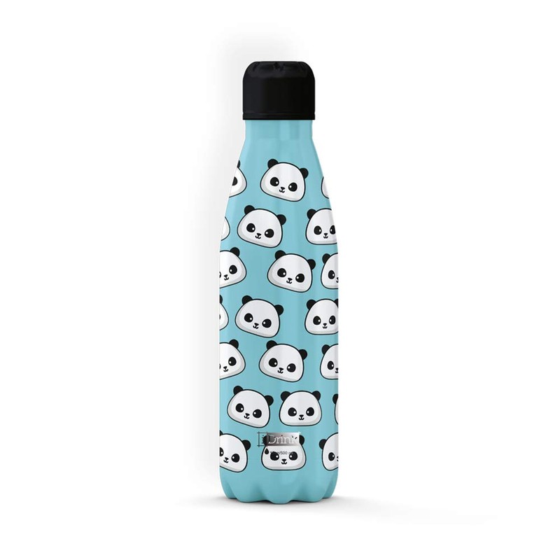 I-Drink Botella Térmica Panda 350 ml, Metal