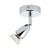 Endon Lighting 43277 Amalfi Single 50W Chrome Effect Plate Indoor
