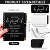 10Set Employee Appreciation Gifts A6 Kraft Notebook Journals and Motivational