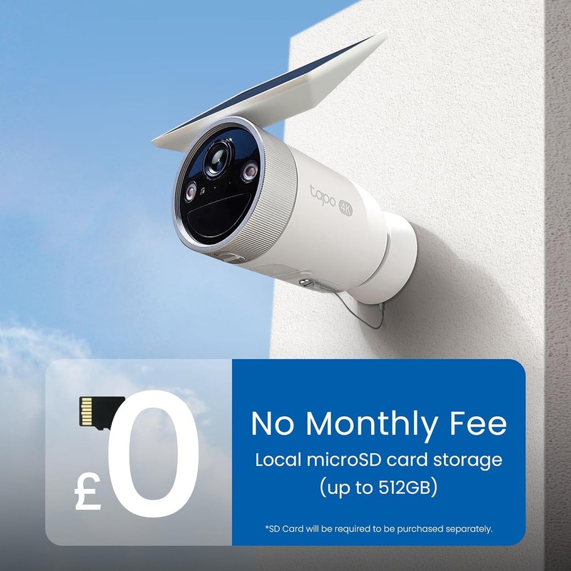 Tapo C465 4K 8MP UHD Security Camera Outdoor Wireless, All-in-One