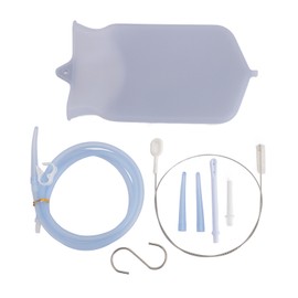 2L Silicone Home Enema Bag Kit with Flexible Hose for Colon Cleansing Medical Care Accessories Set 1