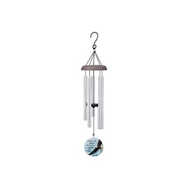 Carson Eagles Wings Picture Perfect Wind Chime with All Aluminum Construction and USA Designed, 27 in Length, Gift, Home Decor
