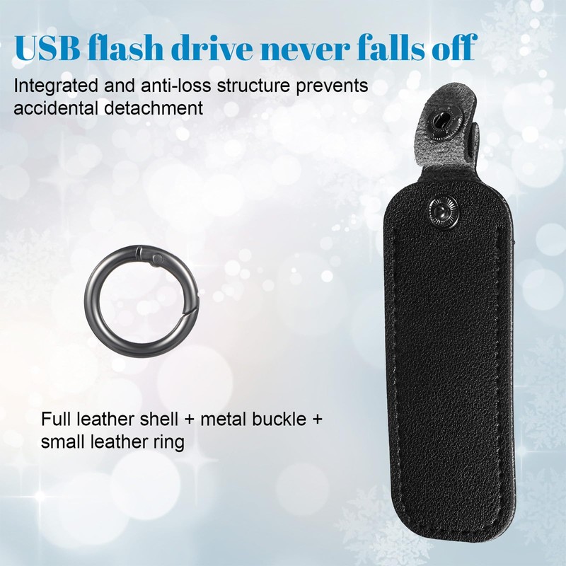 Ymapinc Leather USB Flash Drive Case - Thumb Flash Drive