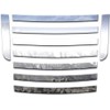 Brighter Design 9pc. Chrome Hood Vent Trim fit for Hummer