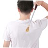 Ipetboom 1pc Extendable Back Scratcher Massage Tool Stainless Steel Itch