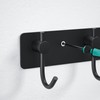 VAEHOLD Wall Hooks for Hanging, Black Coat Rack Wall Mount