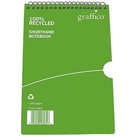 GRAFFICO 203 x 127 mm Recycled Reporter Ruled 160 Pages Notebook