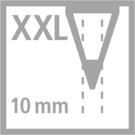 STABILO Multi-talented Pencil woody 3-in-1 - Warm Neutral Box of 5 - White, Light Flesh, Orange, Brown & Black + Sharpener