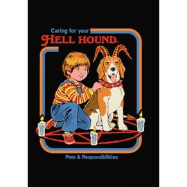 Poster Foundry Set of 6 - New Arrival Baby Steven Rhodes Hell Hound Greeting Card 5x7