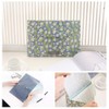 4Pcs Folders Plastic A4 Floral Printed Document Folder Plastic Wallets