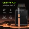 Creality Unicorn K2P Quick-Swap Nozzle 0.4mm for K2 Plus,Creality Hi