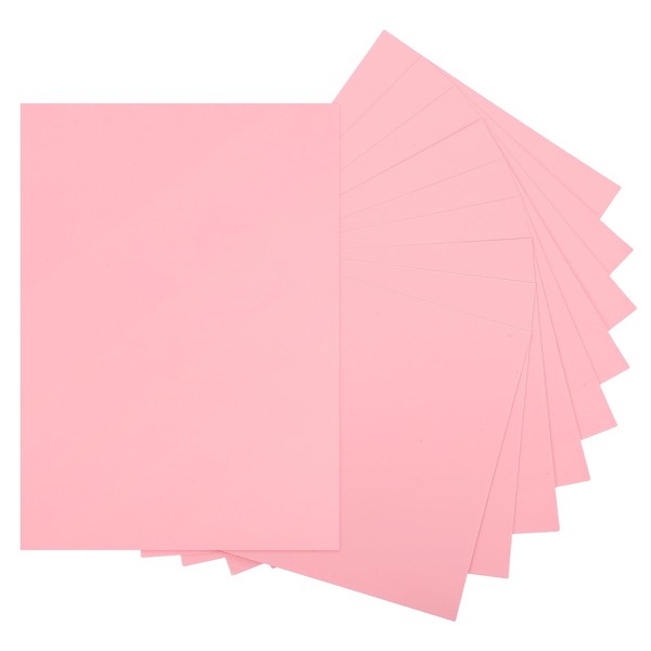 sourcing map 10 Sheets Light Pink Cardstock Printer Paper 8.5"
