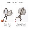 Snap Ball Tea Strainer, Exptolii 2 Pack Stainless Steel Tea