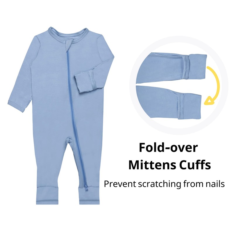 GUISBY - Mameluco de bambú para bebé, pijama sin pies