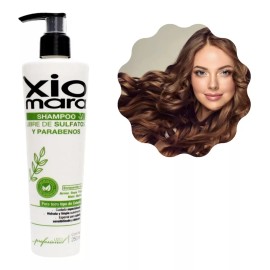 Xiomara Shampoo Libre De Sulfatos Y Parabenos 250ml 3 Pzs