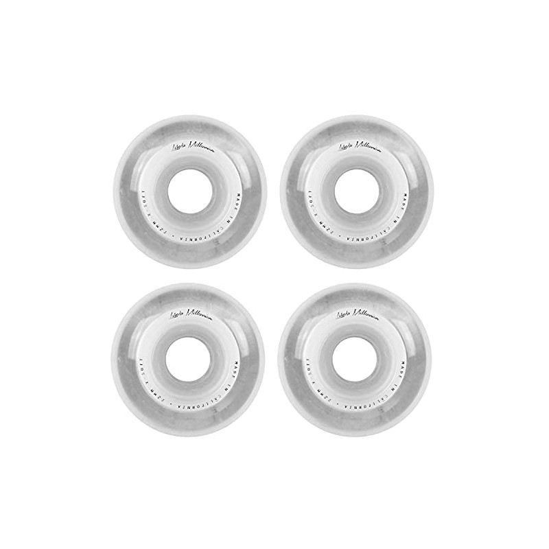 Labeda Millennium Gripper White Roller Hockey Inline Wheels 72mm X-Soft